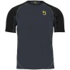 мужская футболка Karpos Lavaredo Jersey серо-чёрная